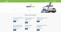 Desktop Screenshot of logisticsjobsite.com